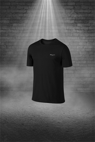 Erkek Siyah Günlük Sporcu Tişört ve Şort Takımı S-3XL - M1